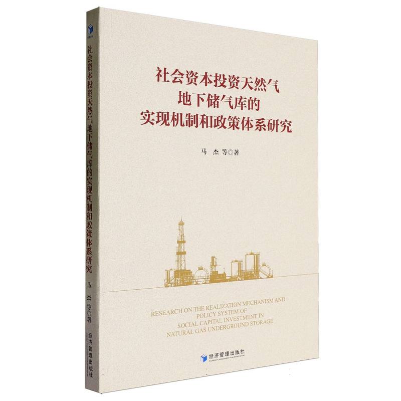 社会资本投资天然气地下储气库的实现机制和政策体系研究