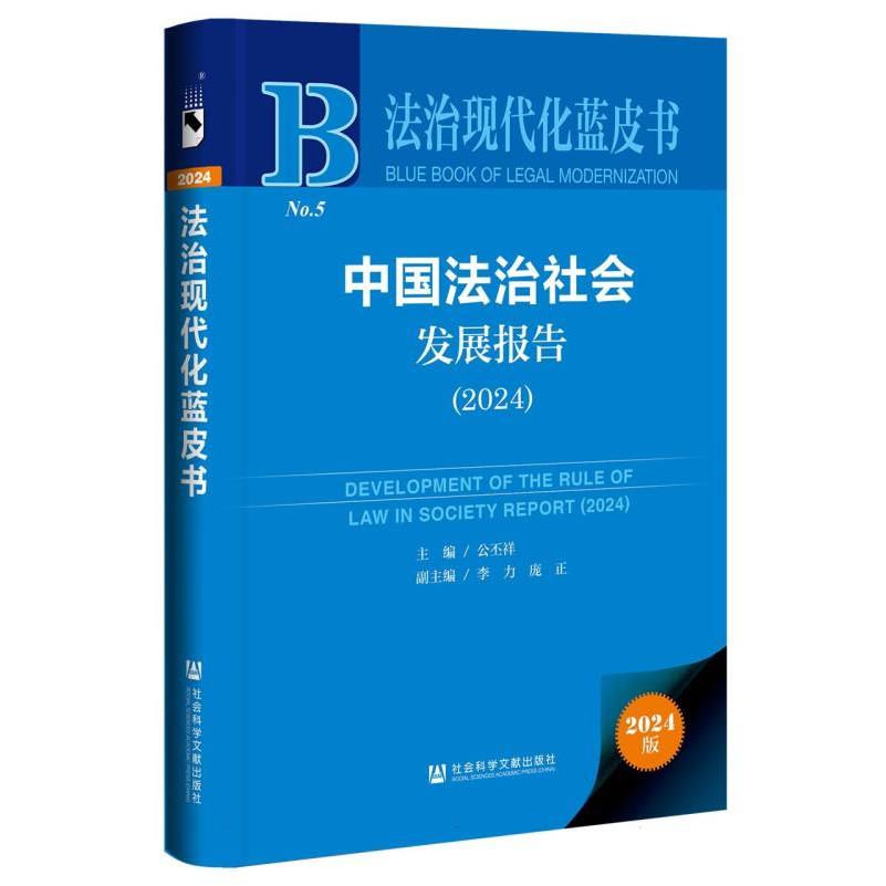 中国法治社会发展报告（2024）