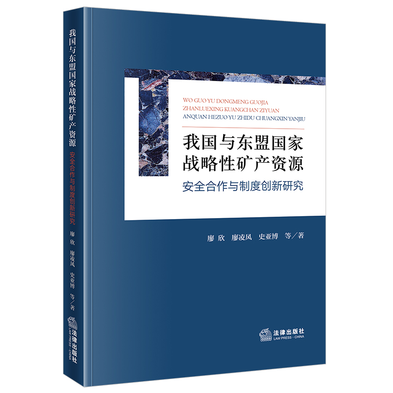 我国与东盟国家战略性矿产资源安全合作与制度创新研究