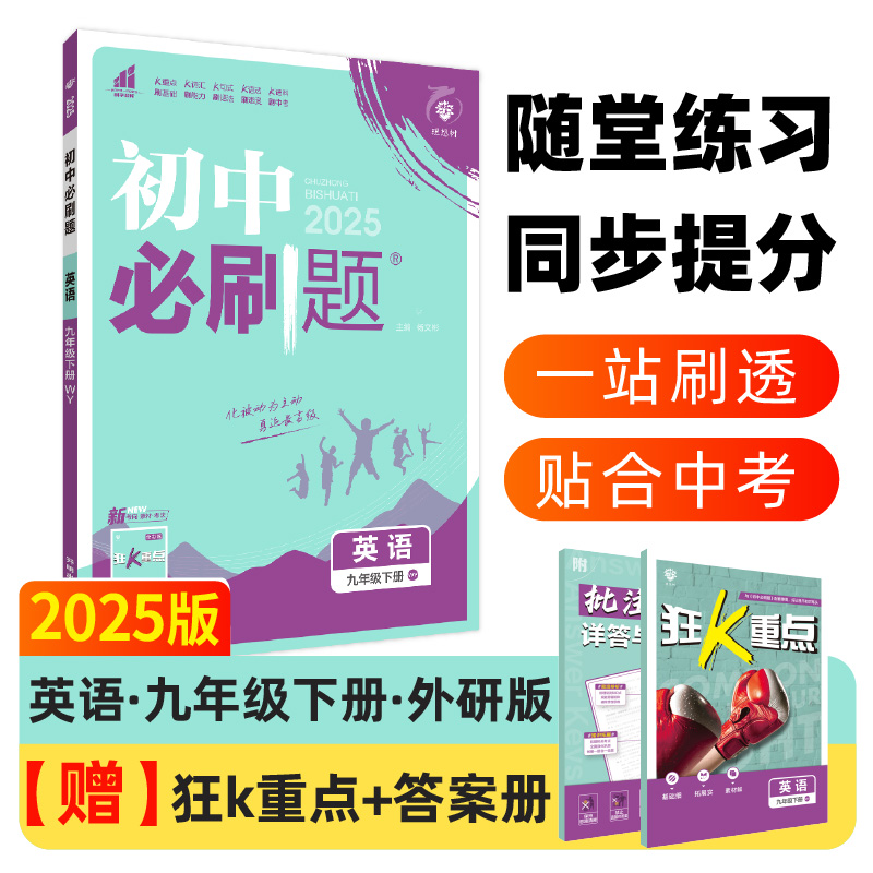 2025春初中必刷题 英语九年级下册 WY