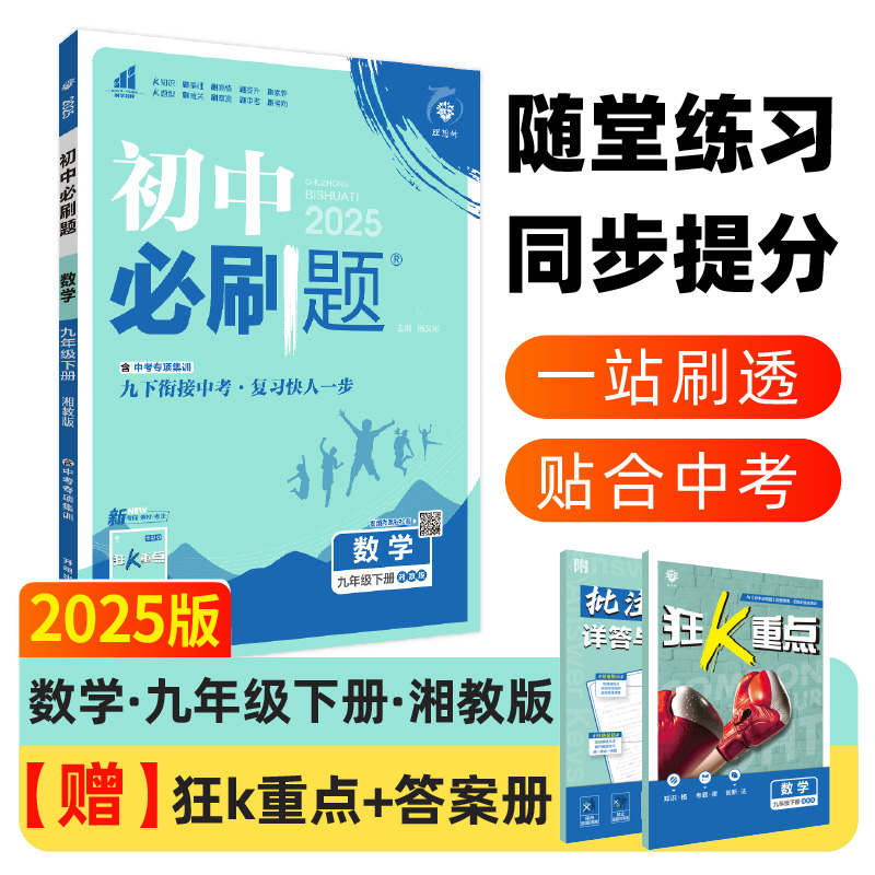 2025春初中必刷题 数学九年级下册 XJ