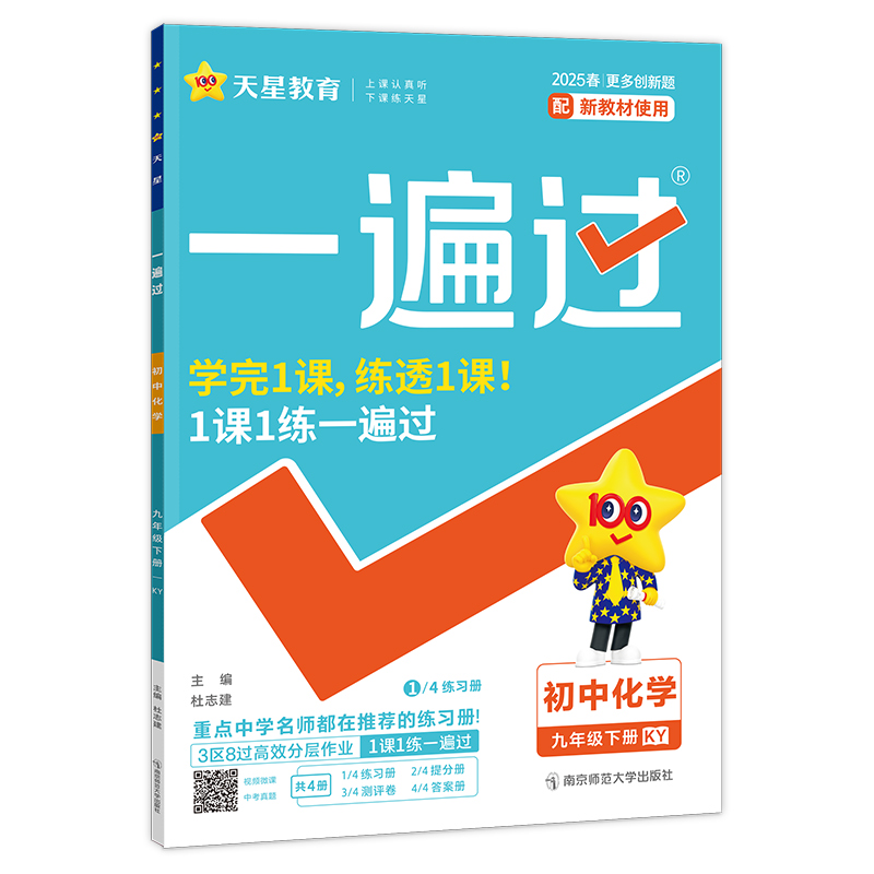 2024-2025年一遍过 初中 九下 化学 KY（科粤）