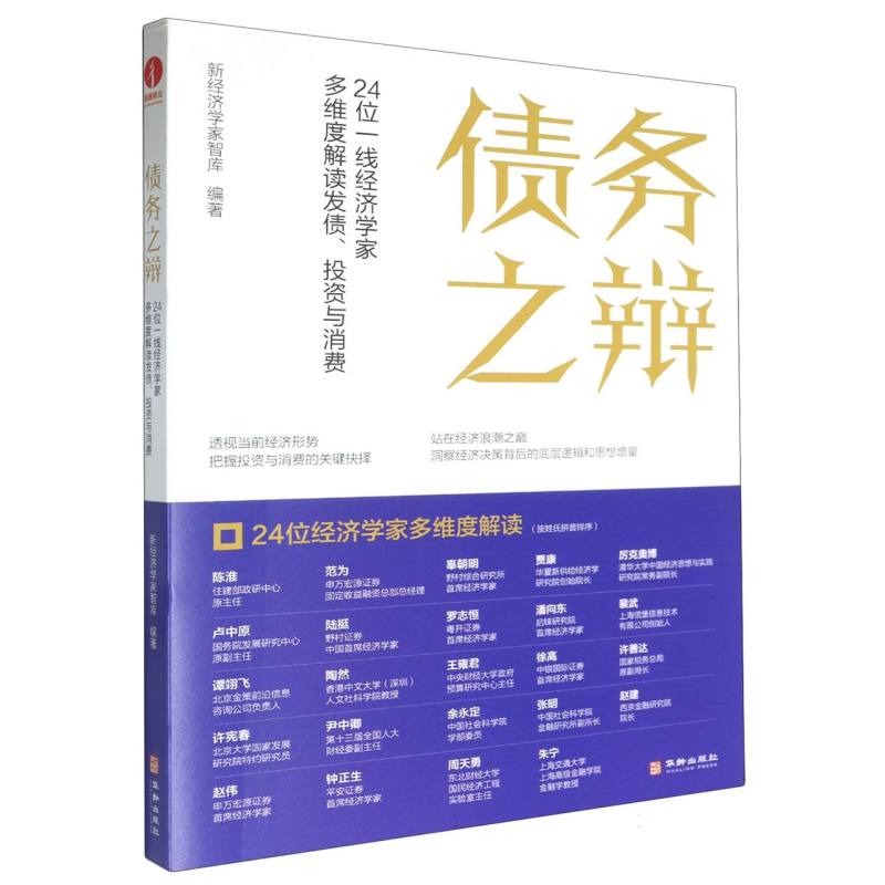 债务之辩(24位一线经济学家多维度解读发债投资与消费)