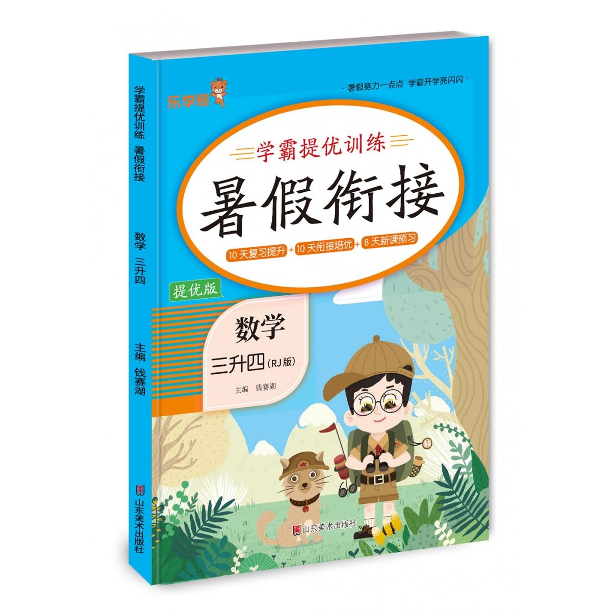 学霸提优训练暑假衔接数学三升四（RJ版）