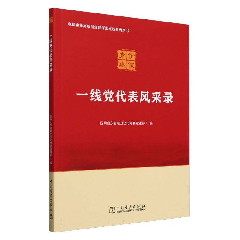 一线党代表风采录/电网企业高质量党建探索实践系列丛书