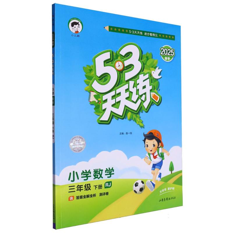 2025版《5.3》天天练三年级下册  数学（人教版RJ）