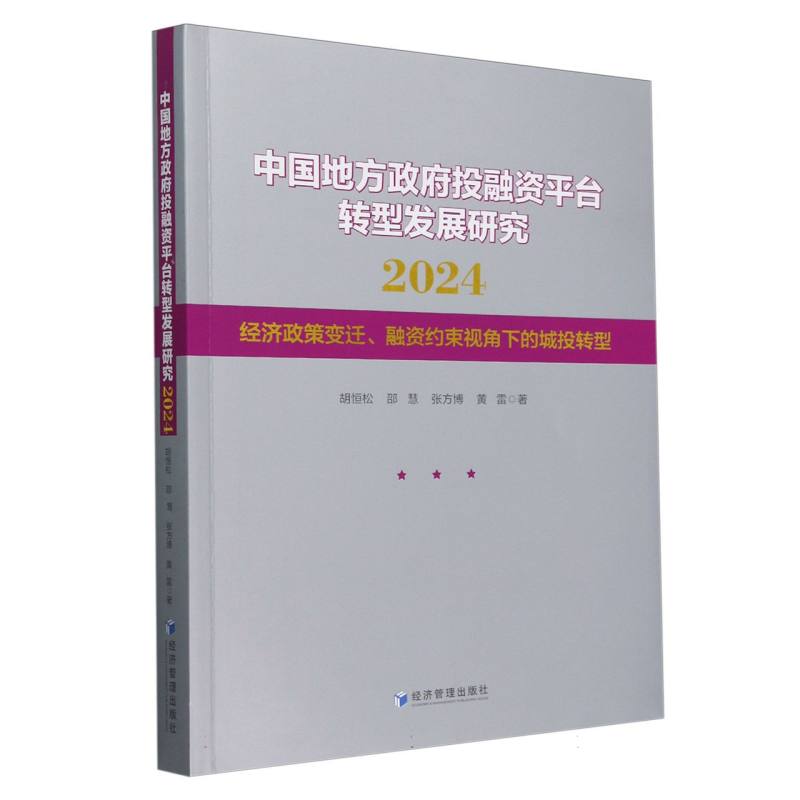 中国地方政府投融资平台转型发展研究（2024经济政策变迁融资约束视角下的城投转型）
